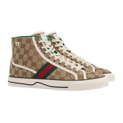 tennis 1977 high top platform sneaker gucci|Gucci tennis 1977 price.